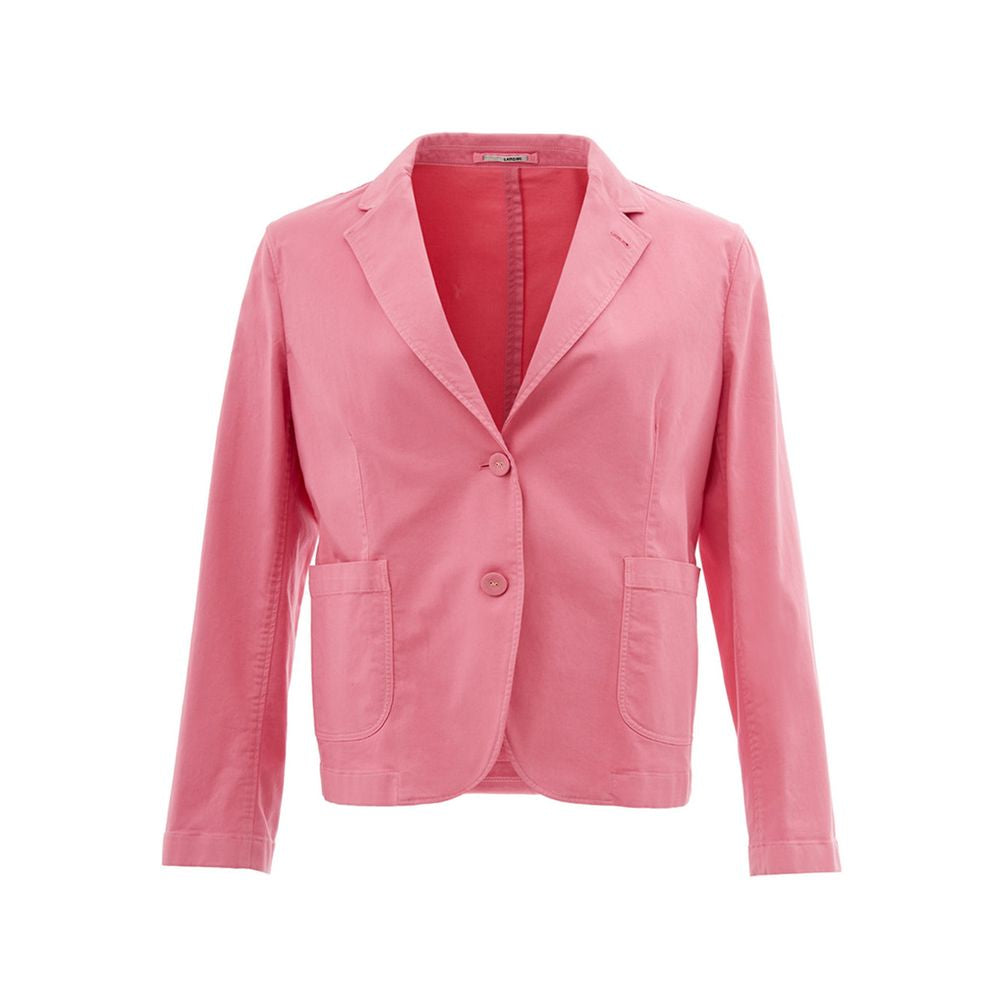 Elegant Pink Cotton Jacket for Her