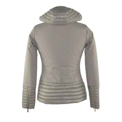 Champagne Elegance: Sleek Down Jacket