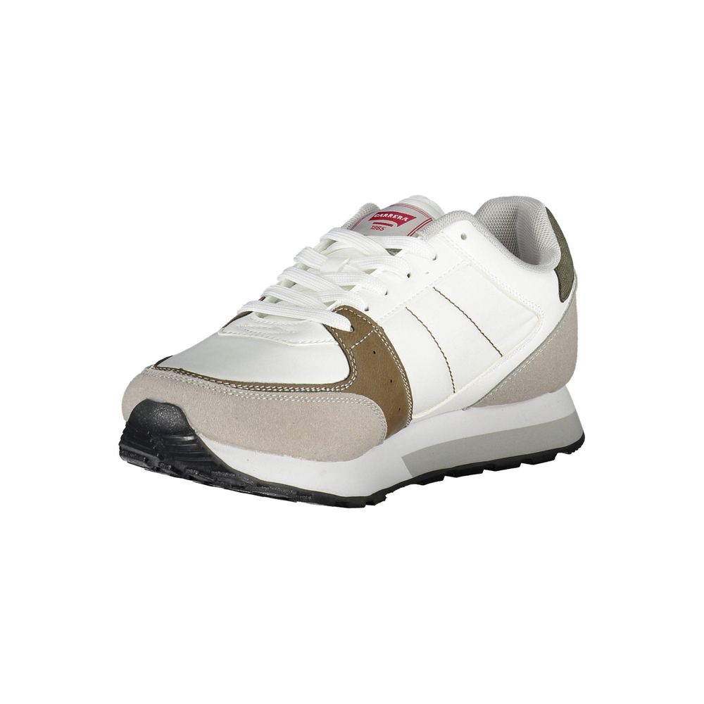 White Eco Leather Men Sneaker