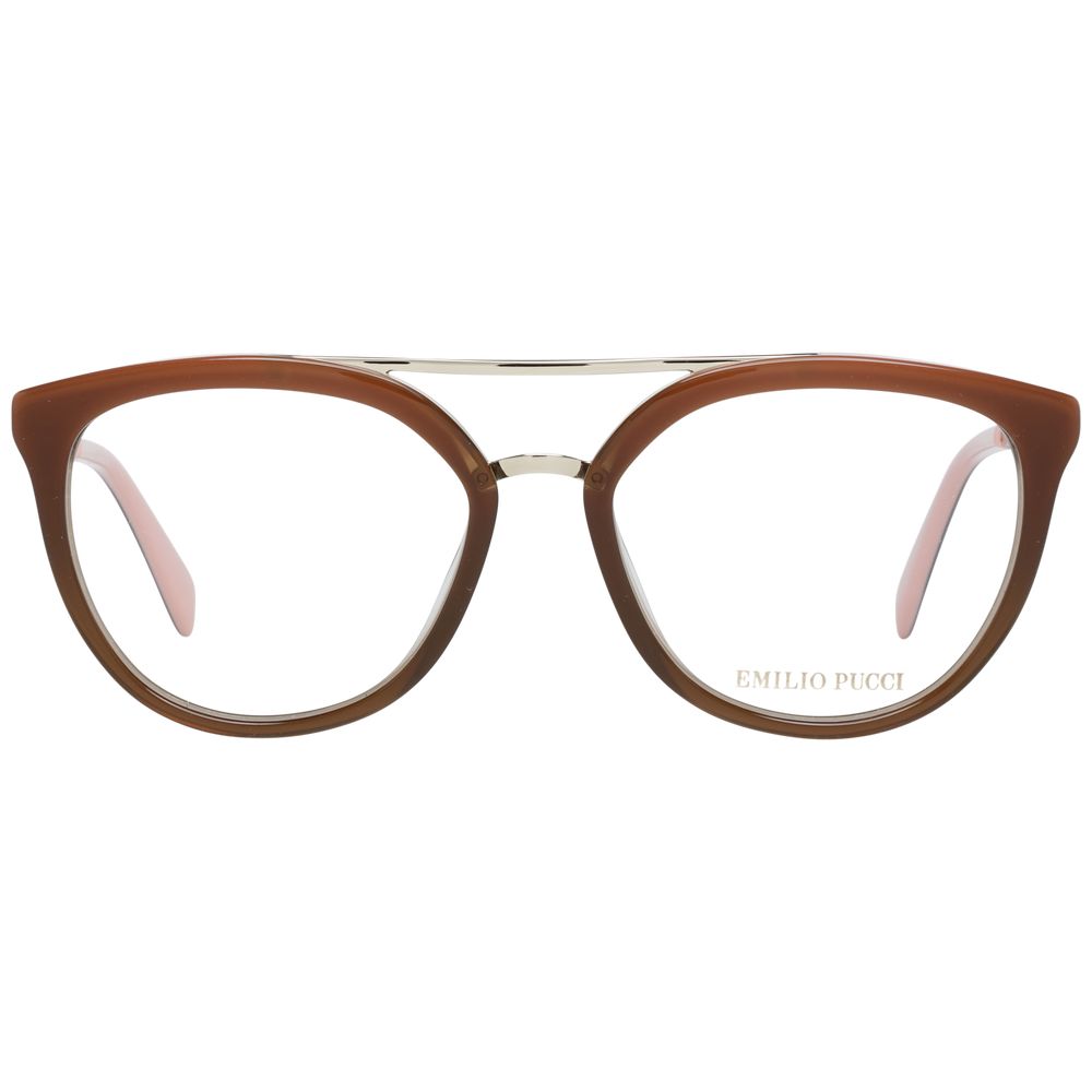 Emilio Pucci EP5072 52071 Brown Women's Optical Frames