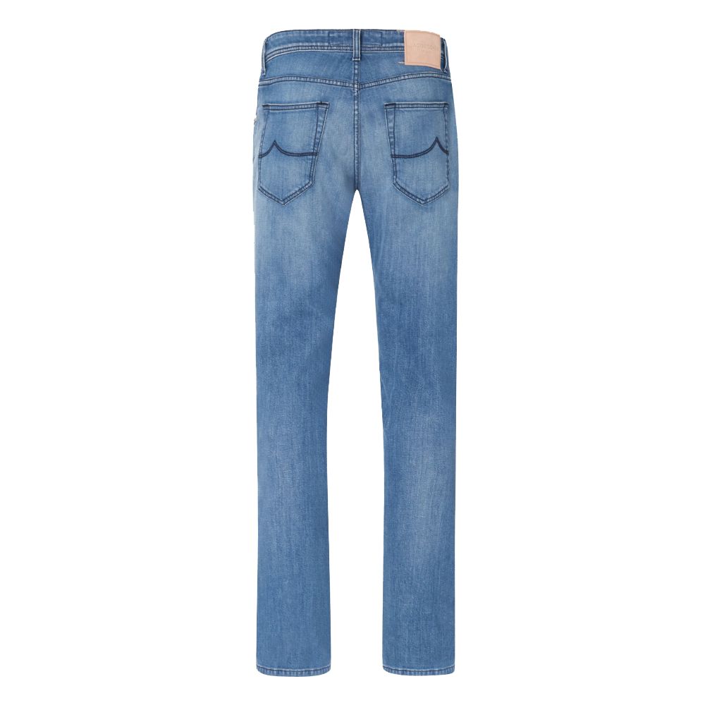 Light Blue Cotton Jeans & Pant