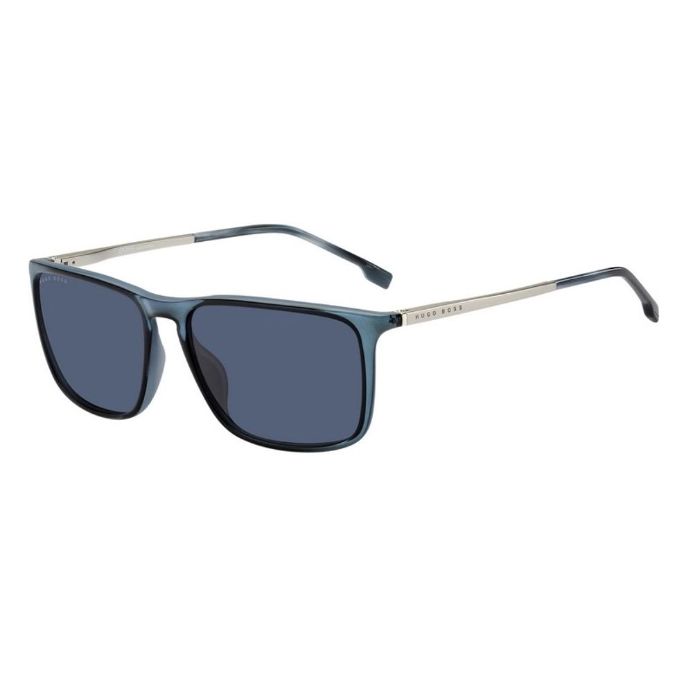 Blue Metal Sunglasses by Hugo Boss