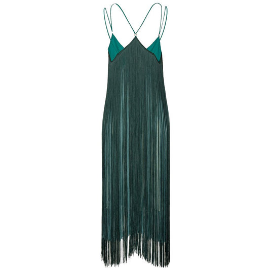 Green Polyester Dress