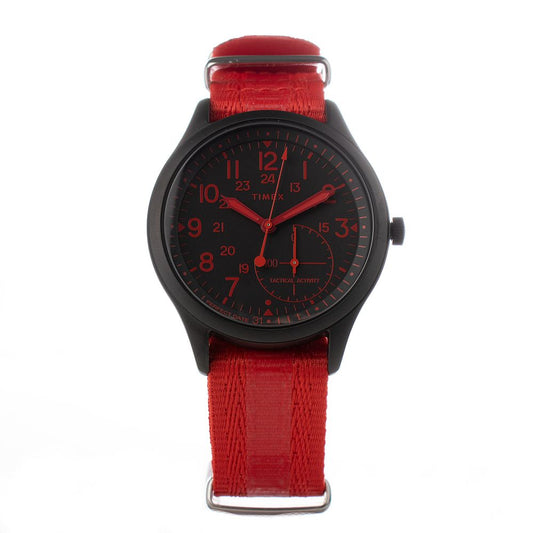 Timex Men's Red Nylon Watch