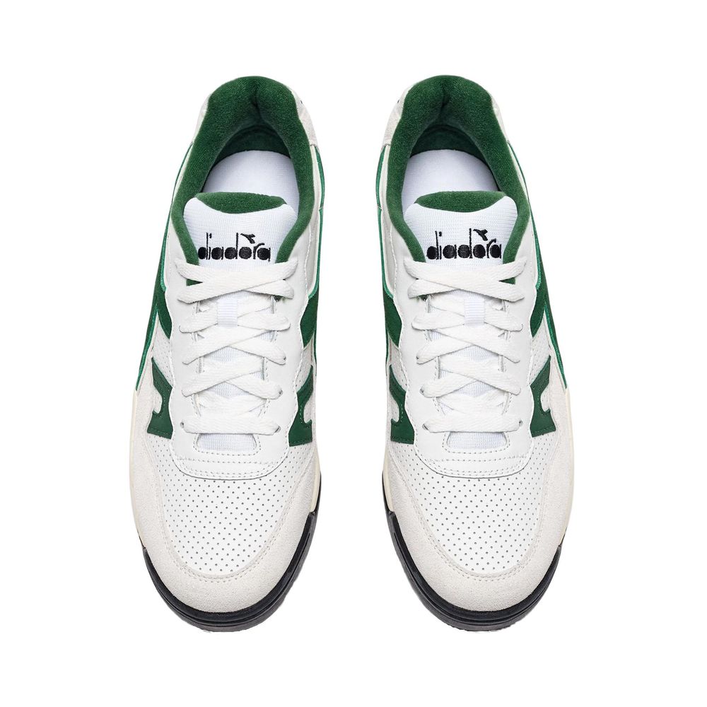 Diadora Green Synthetic Leather Sneaker