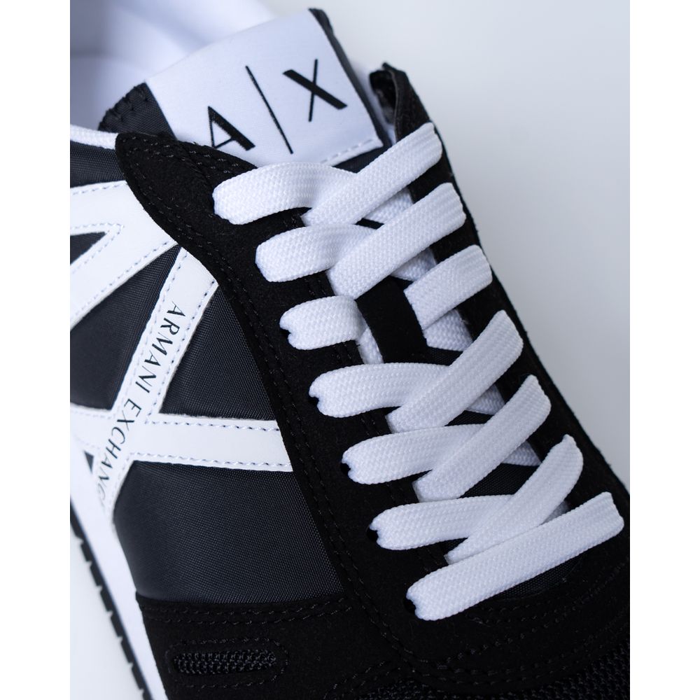 Armani Exchange Black Polyester Sneaker