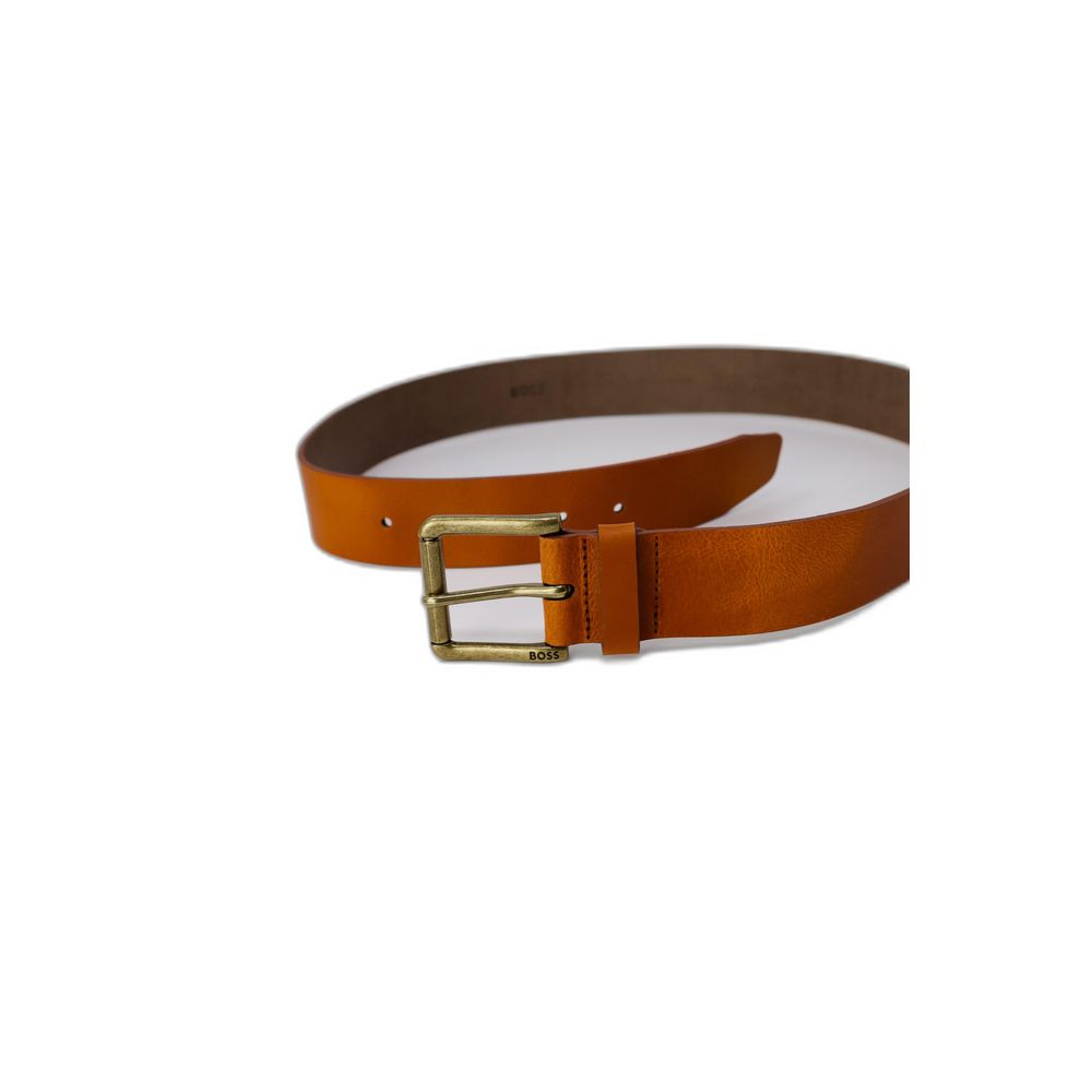 Beige Leather Belt