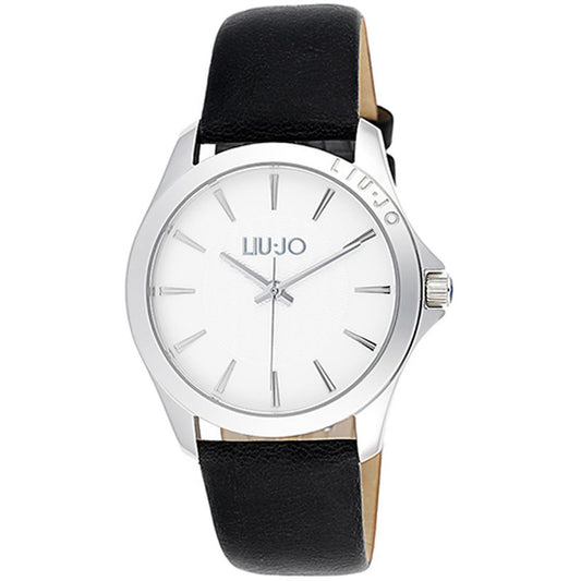 Liu Jo Men's Black Leather Watch