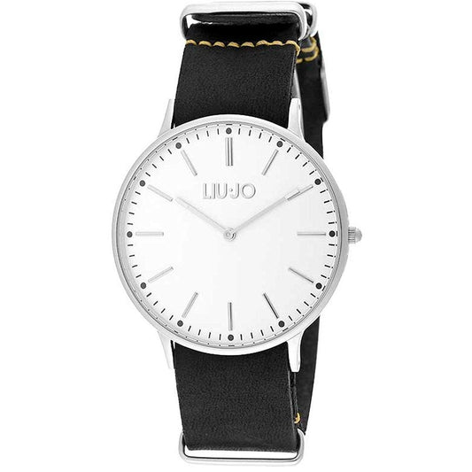 Liu Jo Men's Black Leather Watch