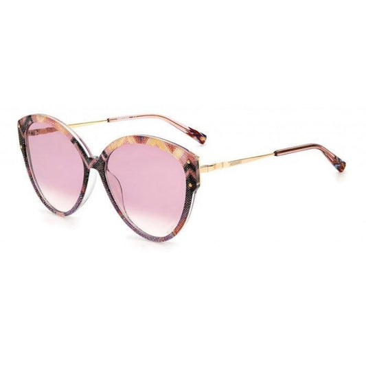 Gold Others Frames Sunglasses by Missoni