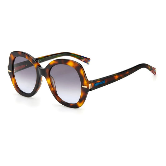 Brown Metal Sunglasses by Missoni