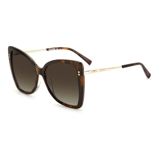 Brown Metal Sunglasses by Missoni