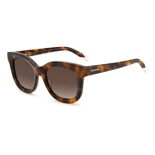 Brown Plastic Sunglasses by Missoni