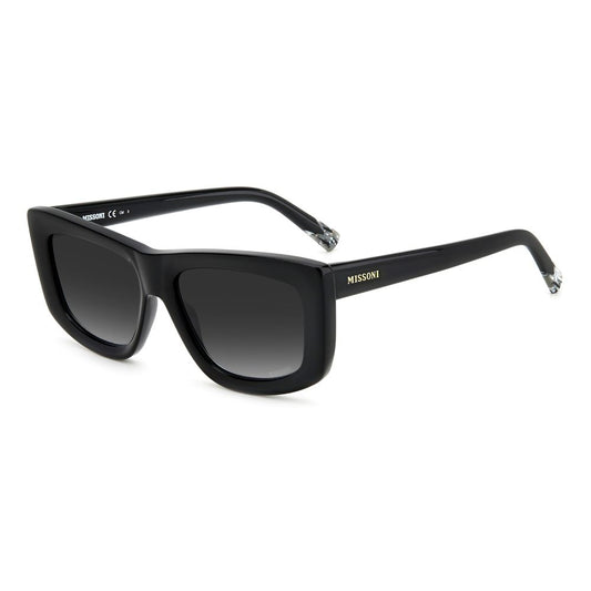 Black Plastic Sunglasses by Missoni