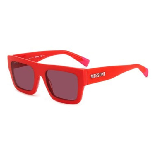 Red Plastic Sunglasses by Missoni