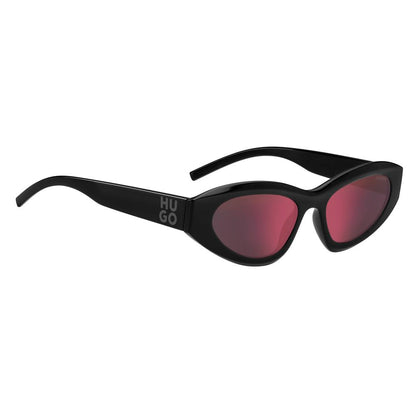 Black Resin Sunglasses by Hugo Boss