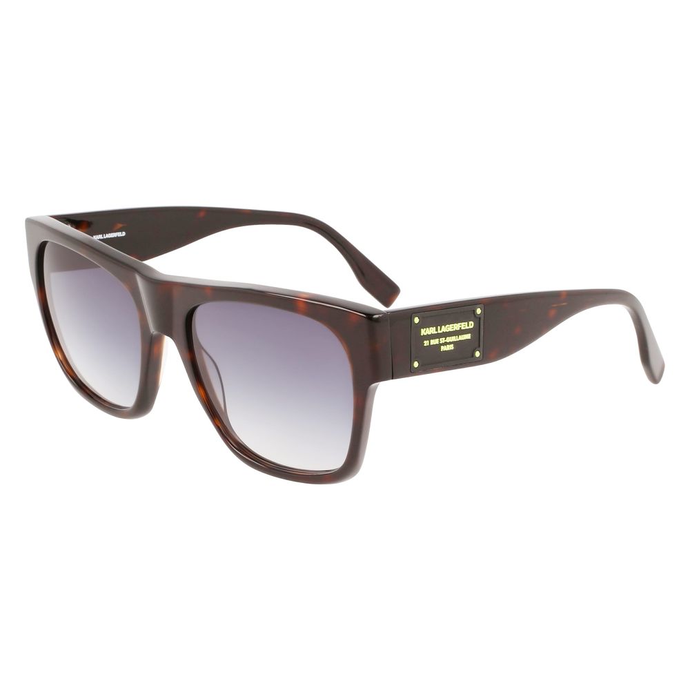 Brown Acetate Sunglasses by Karl Lagerfeld