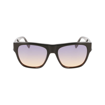 Black Acetate Sunglasses by Karl Lagerfeld