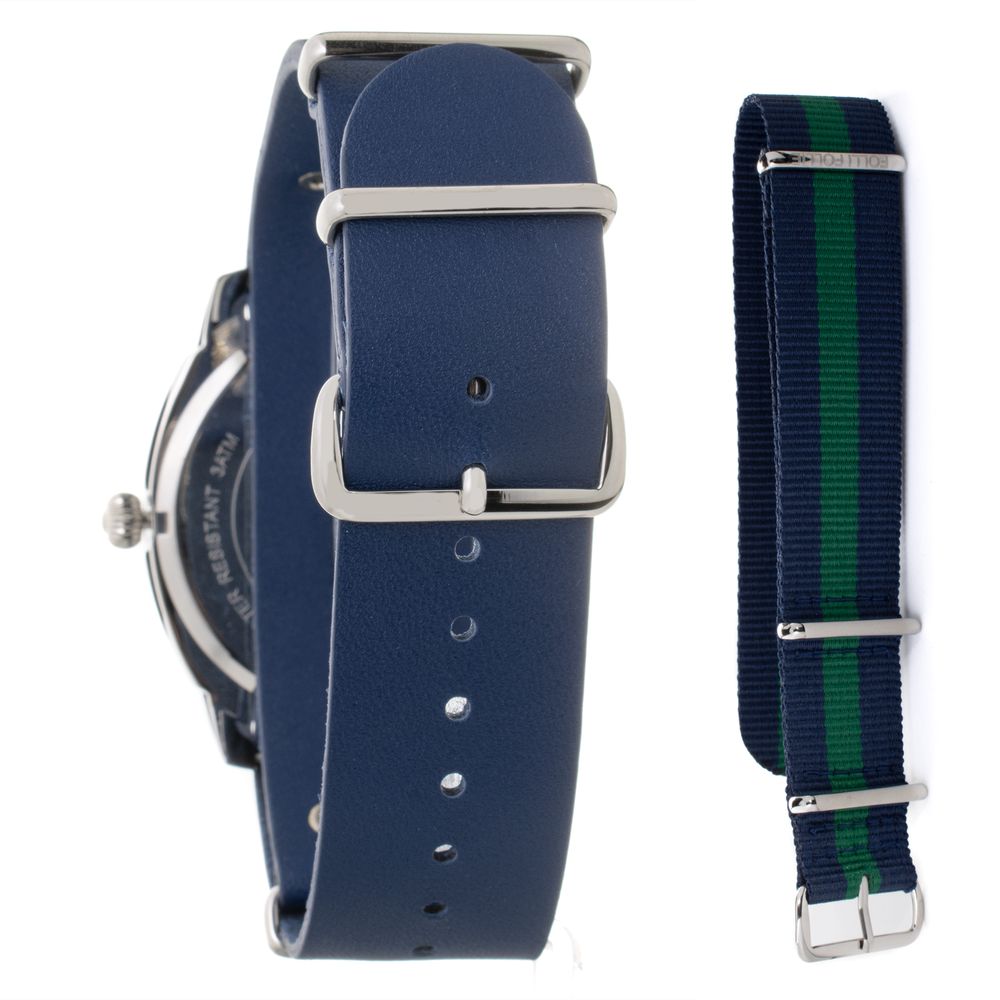 Folli Follie Men's Blue Leather Watch