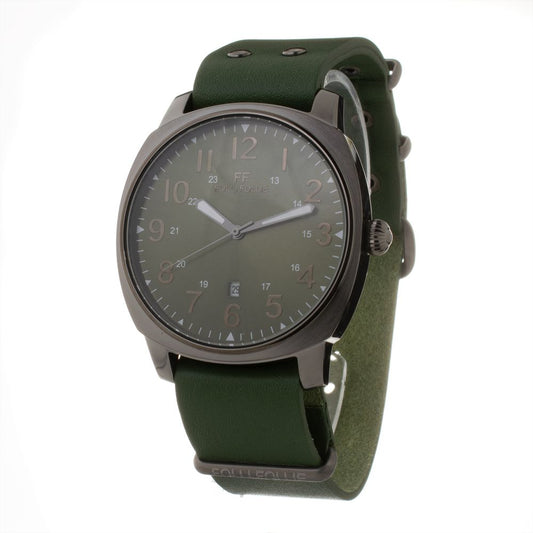 Folli Follie Men's Green Leather Watch