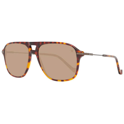 Brown Acetate Sunglasses by Hackett