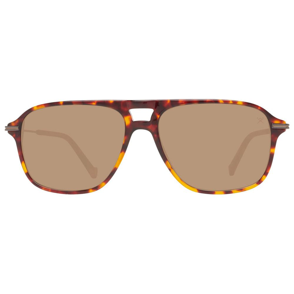 Brown Acetate Sunglasses by Hackett