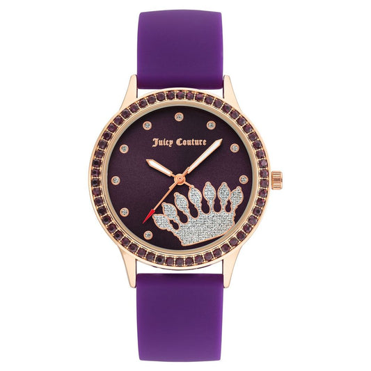 Juicy Couture Women's Purple Silicone Watch