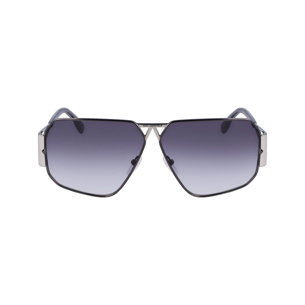 Gray Metal Sunglasses by Karl Lagerfeld