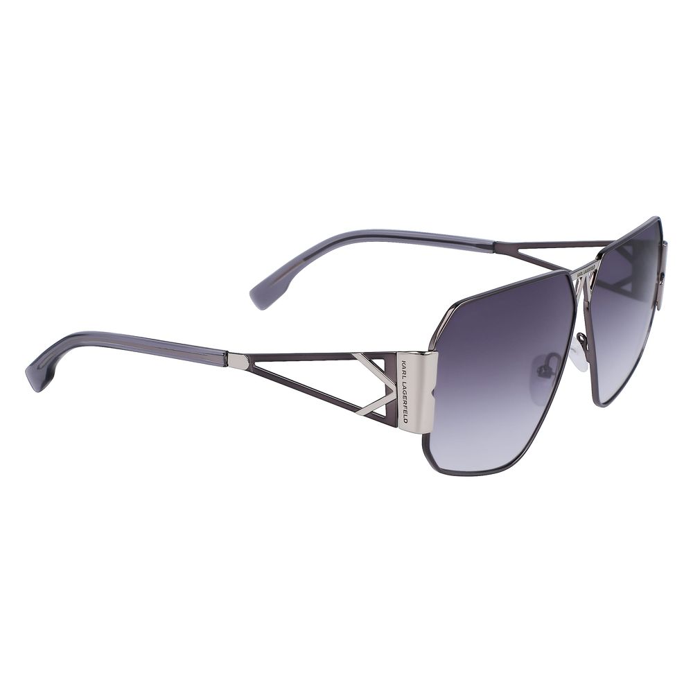 Gray Metal Sunglasses by Karl Lagerfeld