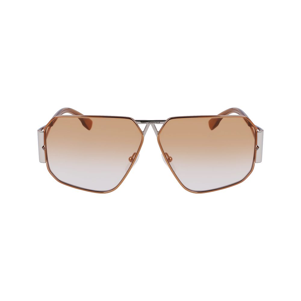 Gray Metal Sunglasses by Karl Lagerfeld