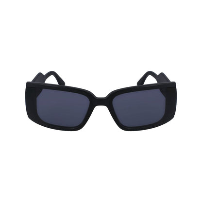 Black Acetate Sunglasses by Karl Lagerfeld