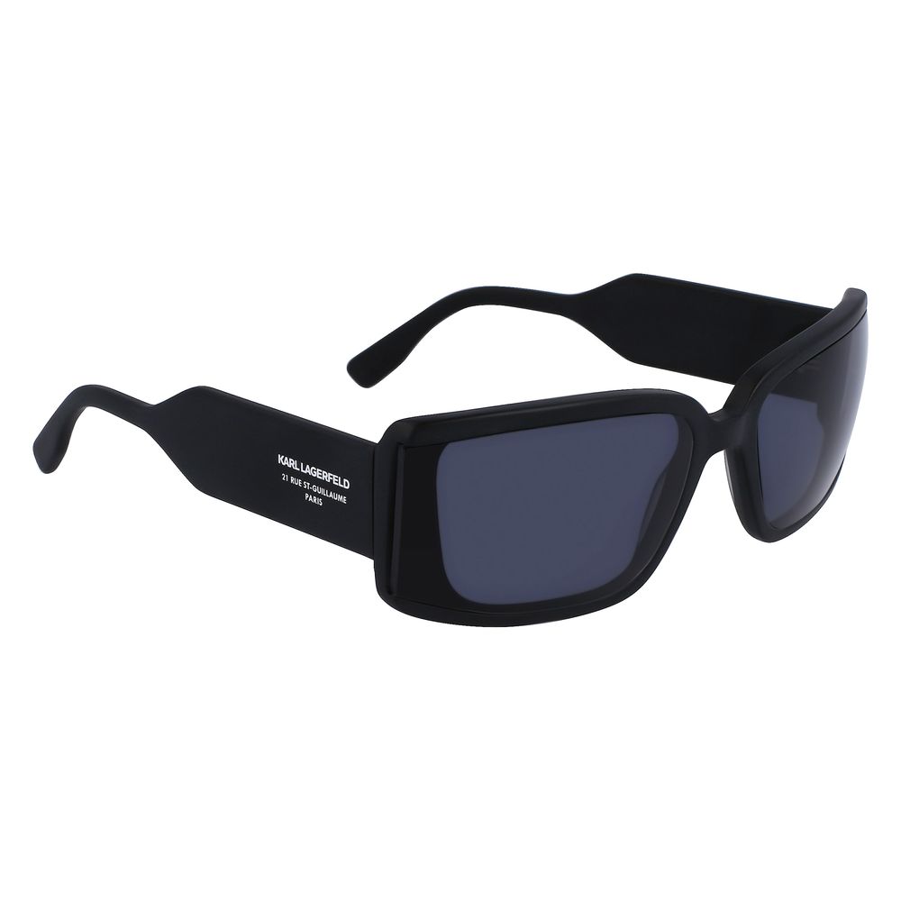 Black Acetate Sunglasses by Karl Lagerfeld