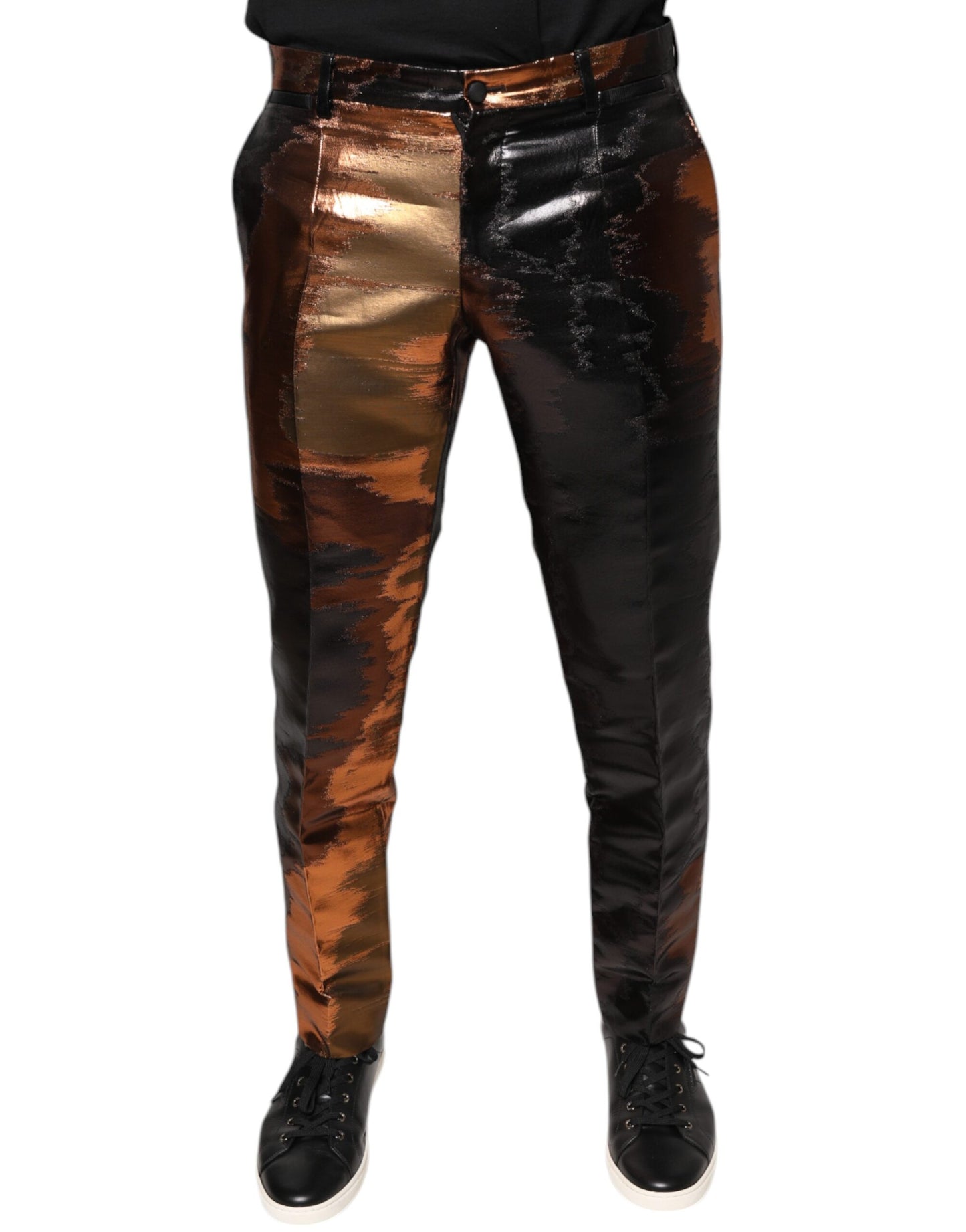 Multicolor Jacquard Skinny Men Pants