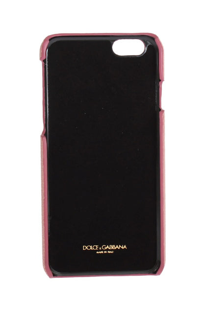 Pink Leather Heart Phone Cover