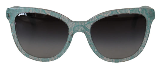 Blue Lace Acetate Crystal Round DG4190 Sunglasses