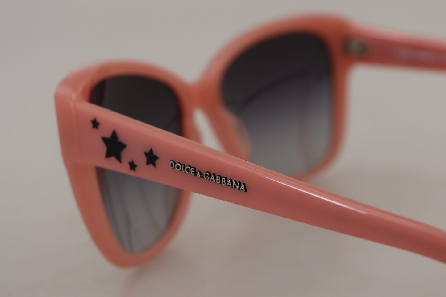 Dolce & Gabbana Pink Acetate Frame Stars Embellishment DG4124 Sunglasses