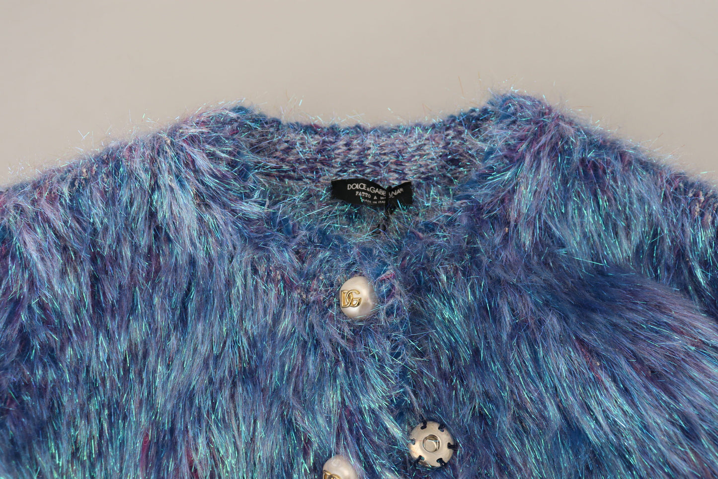 Dolce & Gabbana Multicolor Polyester Fringes Coat Jacket