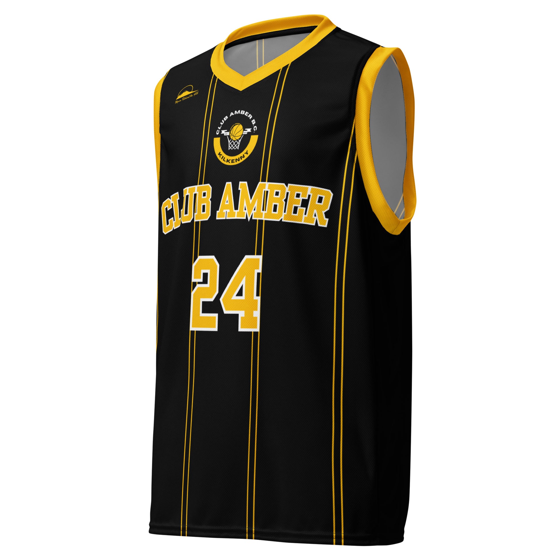 Club Amber #24 Unisex Basketball Jersey 2023 - Designed by Moon Behind The Hill Available to Buy at a Discounted Price on Moon Behind The Hill Online Designer Discount Store