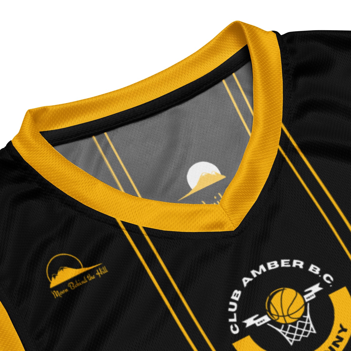 Club Amber #24 Unisex Basketball Jersey 2023 - Designed by Moon Behind The Hill Available to Buy at a Discounted Price on Moon Behind The Hill Online Designer Discount Store