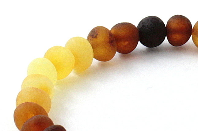 Amber Raw Modern Rainbow Bracelet for Adults-3