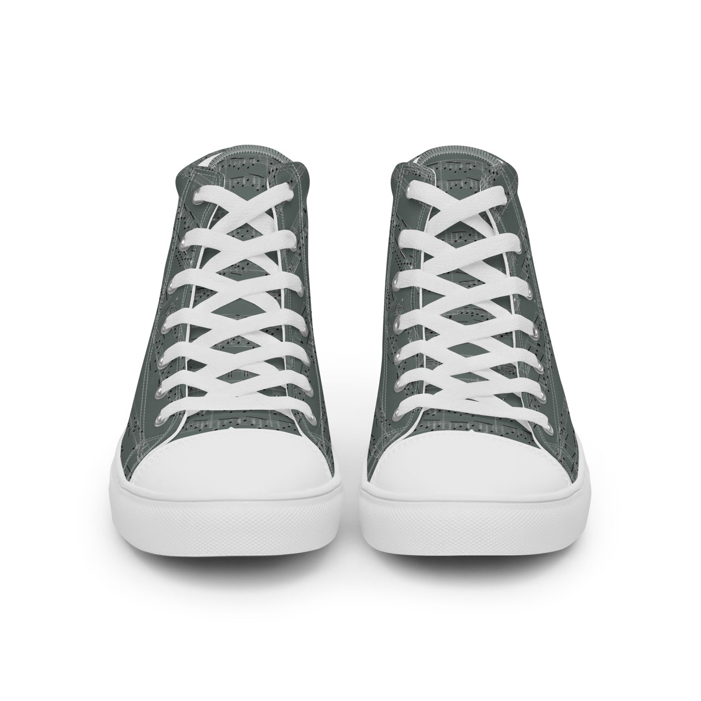 Cuckoofest '24 Men’s high top canvas shoes