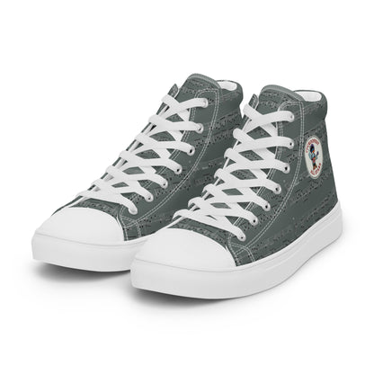 Cuckoofest '24 Men’s high top canvas shoes