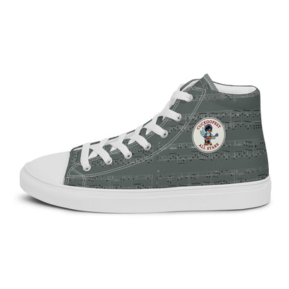 Cuckoofest '24 Men’s high top canvas shoes