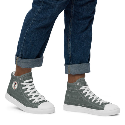 Cuckoofest '24 Men’s high top canvas shoes