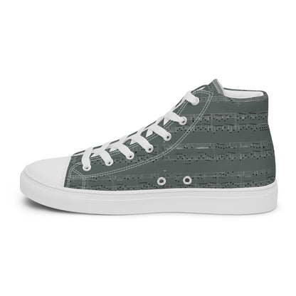 Cuckoofest '24 Men’s high top canvas shoes