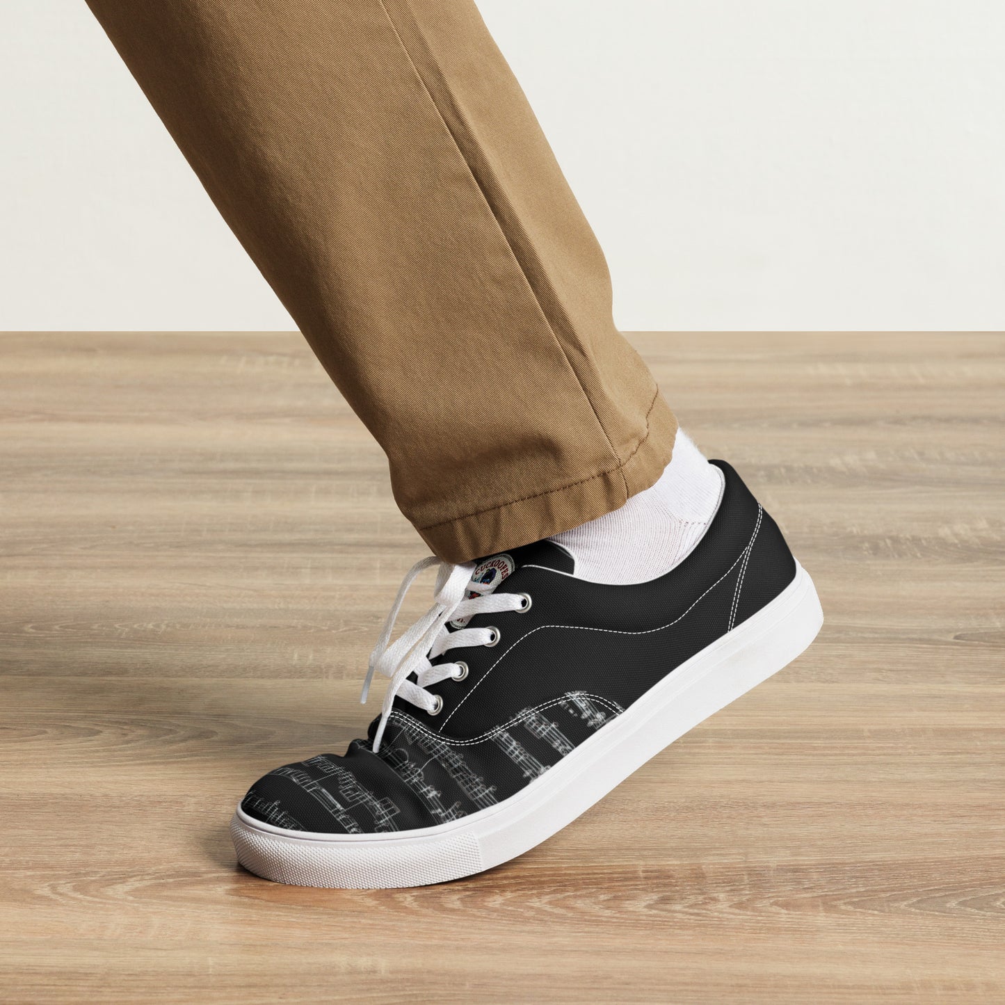 Cuckoofest '24 Men’s lace-up canvas shoes