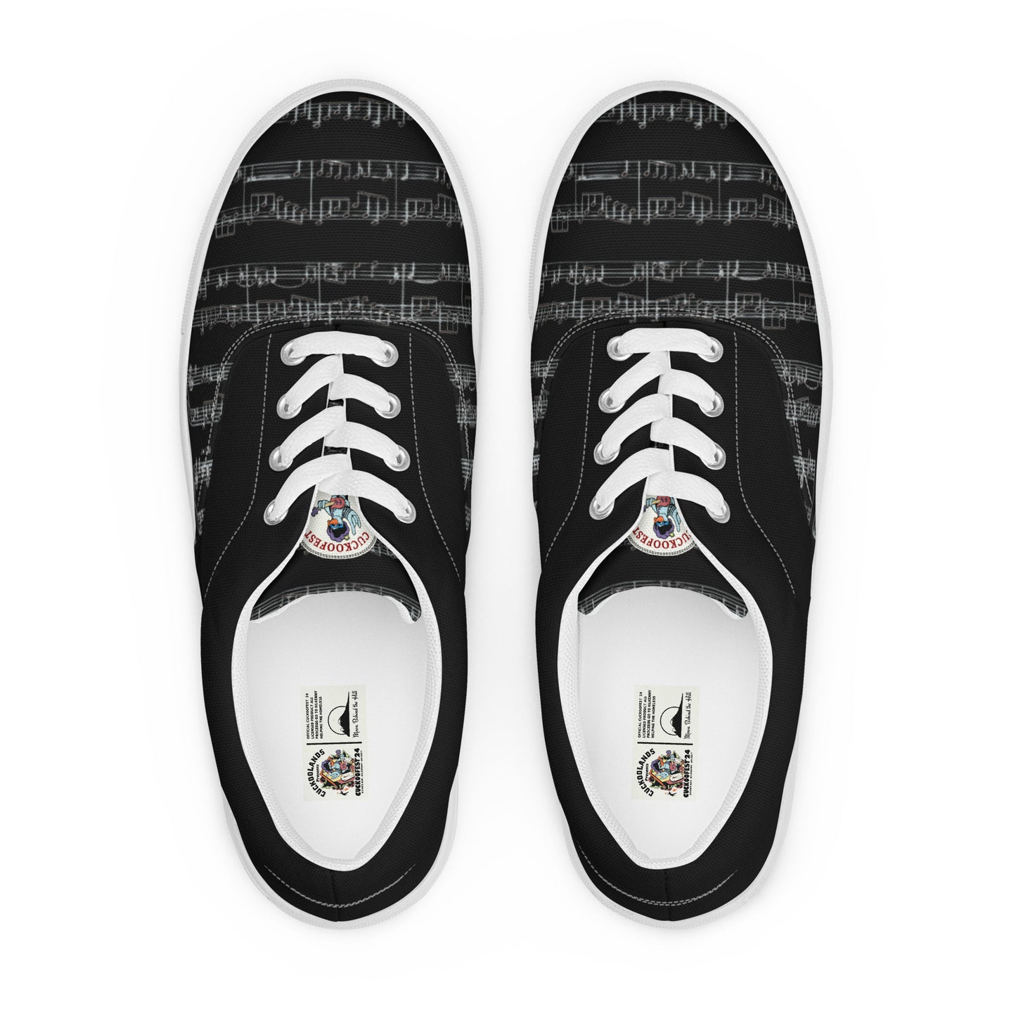 Cuckoofest '24 Men’s lace-up canvas shoes