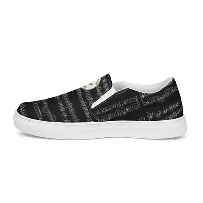 Cuckoofest '24 Men’s slip-on canvas shoes