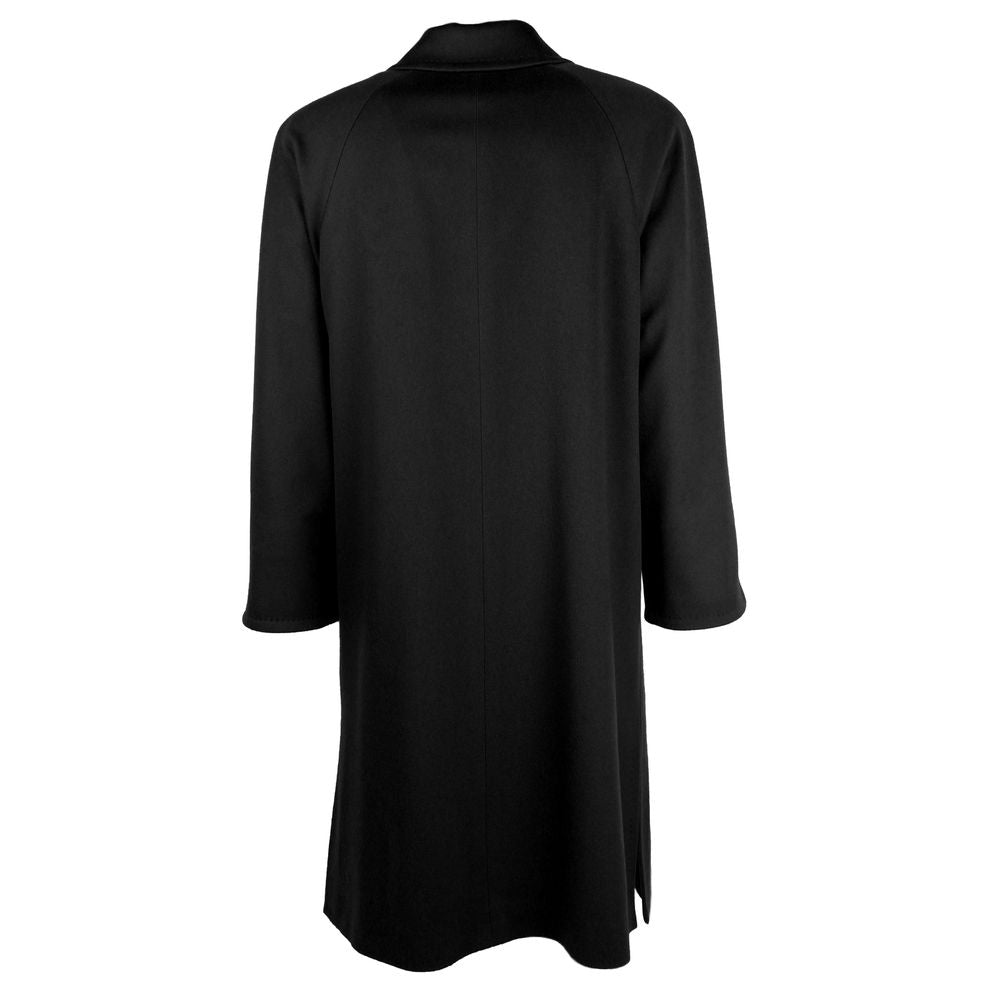 Women's Black Long Over Coat
