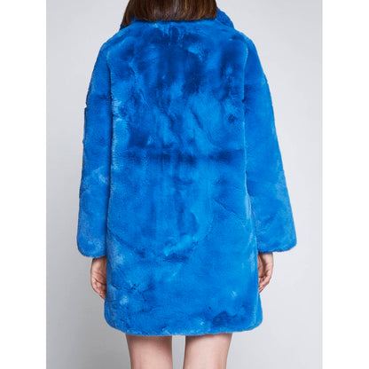 Apparis Ladies' Blue Fleece Over Coat